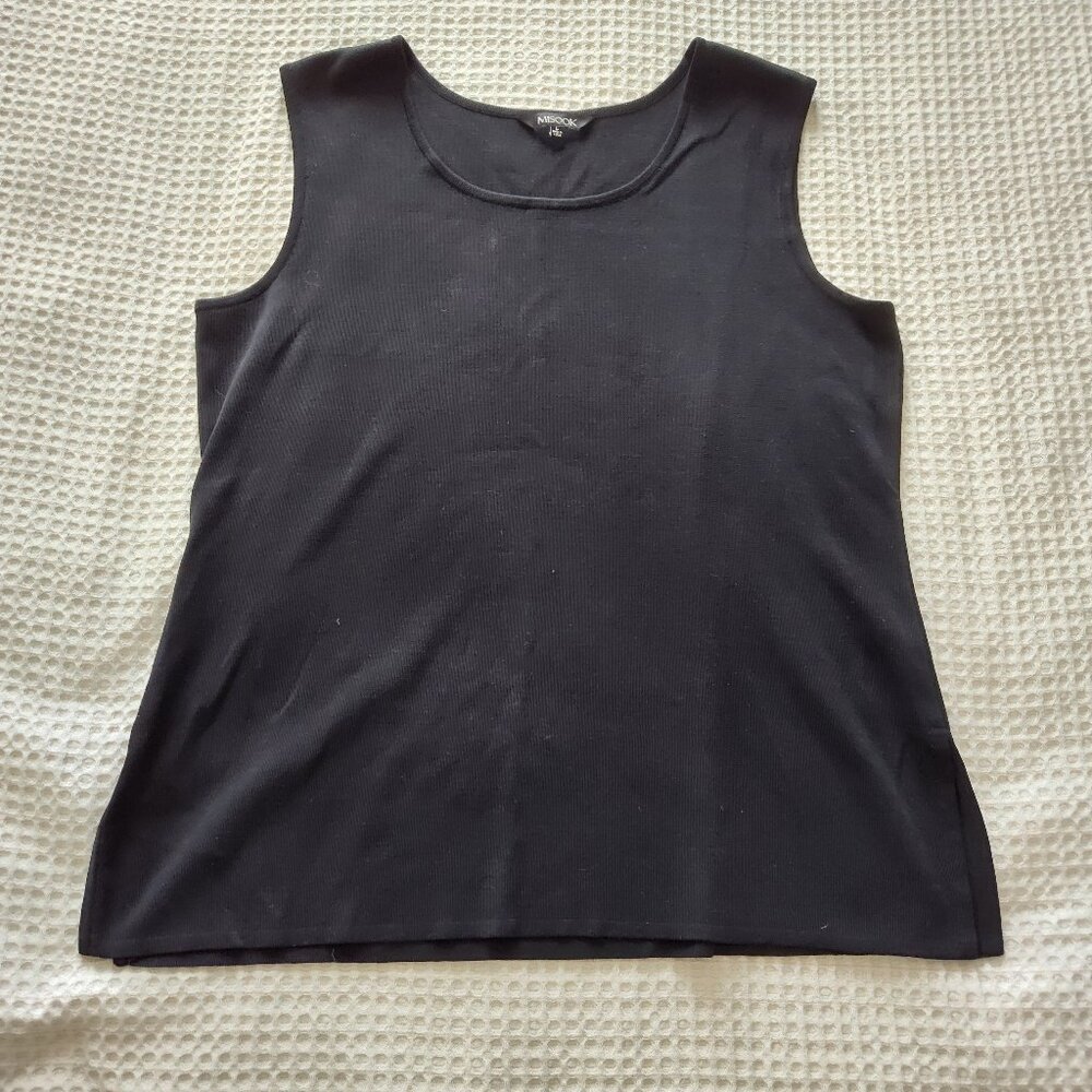 Black tank top MISOOK size L made in Korea